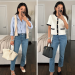 ankle straight + loose jeans