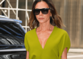 Victoria Beckham’s Fall-Worthy Plunging Dress Demands a Double Take
