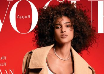 Imaan Hammam Achraf Hakimi Vogue Arabia March 2025
