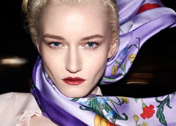 Julia Garner Gucci The Art of Silk 2025 Ad Campaign