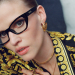 Lara Stone Versace Eyewear 2025 Ad Campaign