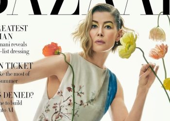 Rosamund Pike UK Harper’s Bazaar June 2025