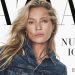 Kate Moss Works Double Denim on the Cover of Harper’s Bazaar France for September 2025