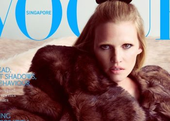Lara Stone Bundles Up in Prada on the ‘Quite Fabulous’ September Cover of Vogue Singapore