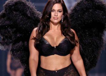 Ashley Graham Wows Fans in Black Lingerie Look