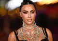 Kim Kardashian Wows Fans in Sheer Corset Outfit