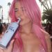 Sami Sheen Turns Heads in Pink Glitter Bikini Look