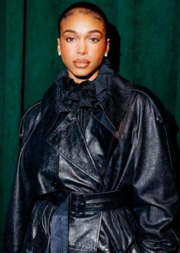 Lori Harvey Is Ready for the Holiday Season in All-Burberry Outfit