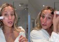 Alix Earle’s Bathrobe Video Has Her Glamming up in Bathroom