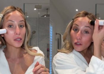 Alix Earle’s Bathrobe Video Has Her Glamming up in Bathroom