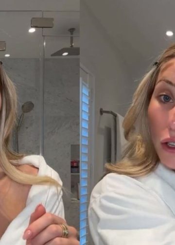 Alix Earle’s Bathrobe Video Has Her Glamming up in Bathroom