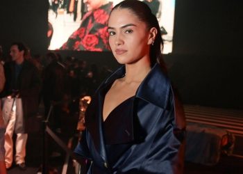 Romeo Beckham’s Girlfriend in Micro Miniskirt Is Double-Take Worthy