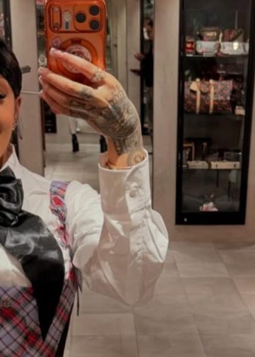 GloRilla’s Corset Top Look Highlights Lingerie & Back Tattoo