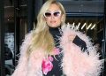 Paris Hilton’s Feather ‘Birthday Suit’ Look Has Brooks Nader Saying ‘OMG’