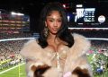 Saweetie Turns Heads in Sheer Corset Look for Super Bowl