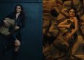 Emily Ratajkowski Is Surrounded by Countless Handbags for Gucci