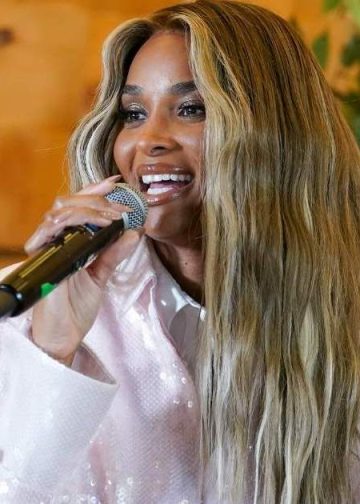 Ciara’s Sequin Shirt & Micro Miniskirt Look From SXSW Are Truly Blinding