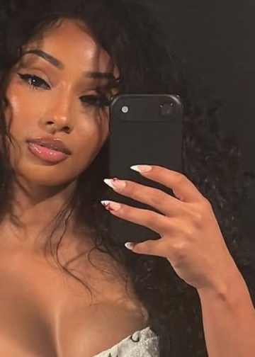 Rubi Rose Turns up the Heat in Cleavage-Baring Top & Micro Shorts Selfie