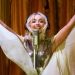 Sabrina Carpenter’s $895 Stuart Weitzman Boots Elevate Micro Minidress