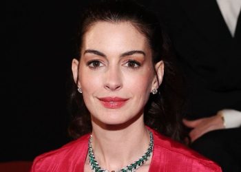 Anne Hathaway Dons Blinding Bodysuit & Thigh-High Boots for ‘Mother Mary’