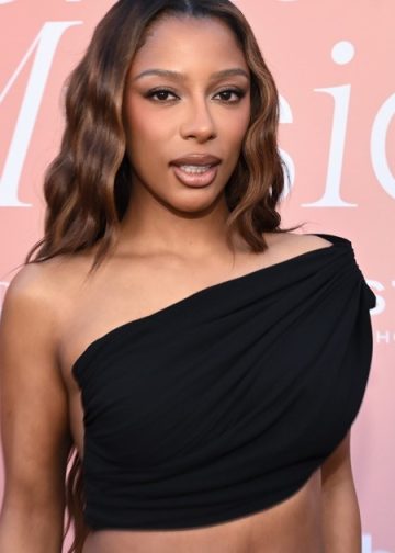 Victoria Monet’s Low-Rise Skirt Dips Dangerously Low