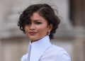 Zendaya’s Sheer White Top Lets a Hint of Midriff Steal the Spotlight in Madrid