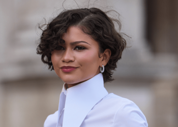 Zendaya’s Sheer White Top Lets a Hint of Midriff Steal the Spotlight in Madrid