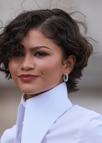 Zendaya’s Sheer White Top Lets a Hint of Midriff Steal the Spotlight in Madrid