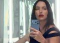 Irina Shayk Leaves Her Top Unbuttoned for Ultra-Plunging Look
