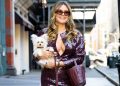 Heidi Klum Has Legs for Days in La DoubleJ Silk Micro Minidress
